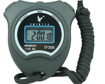 Tianfu stopwatch TF306 timer large font 2 memory stopwatch referee tool running table