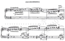 Liszt Concert Etudes - La Leggierzza Piano Score