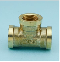 All copper thickened 4 points inner wire tee water joint 1 2 4 points inner tooth copper tee DN15