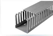 Quality PVC line trunking H40 *W40 4040 routing trough grey trunking cable wiring trough