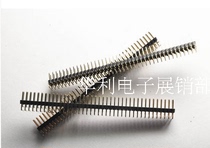 2 54MM pitch curved needle gold-plated environmental protection single row pin 1*40p double row pin 2*40p color row needle row