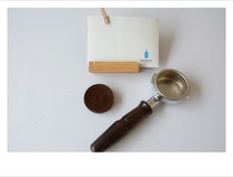 Nuova original bottomless handle chicken wing wood handle Italian coffee bottomless handle coffee machine handle