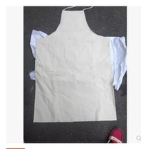 Apron thick white canvas work apron wear-resistant labor protection electric welding apron sleeve