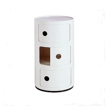 Italian multifunctional locker bedside table Universal Cabinet three-level Cabinet cleaning cabinet Nordic creative corner side cabinet