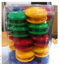 Large barreled magnetic particles 40MM round mixed color magnetic suction magnet 50 capsules
