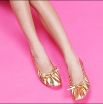 Belly dance shoes Belly dance practice shoes Indian dance shoes Soft-soled dance shoes Golden dance practice shoes for women