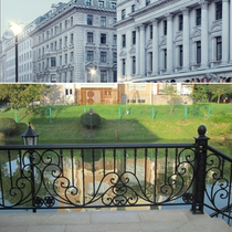 European-style wrought iron stair handrail Attic simple guardrail Corridor railing Nordic safety handrail Outdoor balcony fence