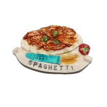 Italian tourism culture creative commemorative gift fine resin handmade refrigerator Pasta spaghetti