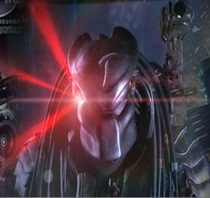 FMA Alien - ” Iron Warrior  luminous version of Halloween mask CS makeup COS protective mask