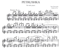Stravinsky Petrushka Petrushka Complete piano solo score