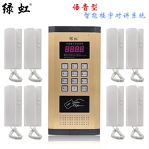 Lvhong 1-28 non-visual building intercom system set swipe card password building walkie-talkie unlocking