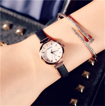 Korean version of fashion small dial lady with student watch female temperament belt Lady Quartz watch