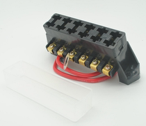 Car modification multi-channel Fuse Box 6-way Belt Line car fuse box 1 in 6 out fuse box
