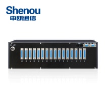 Shenou SOC5000-30A series PCM integrated multiplexing equipment Plug-in gigabit single-mode dual-mode fiber optic voice data transmission switching system