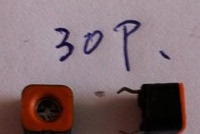 New high quality 6MM fine-tuning capacitor adjustable capacitor 20pf variable capacitor in-line 2 pins