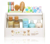 South Korea imported countertop floor dressing table tool storage rack facial cleanser storage rack bathroom finishing shelf