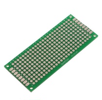 Double-sided tin-sprayed 3*7cm 1 6mm fiberboard PCB board Experimental board 2 54mm hole board