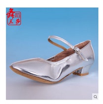 Sansha Square Dance Ballroom Dancing Shoes Morden Dancing Shoes Womens Morden Shoes Low Heel