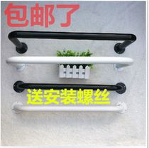 Clothing wrought iron womens clothing store on the wall hanging side hanging display rack Clothes rack on the wall hanging hanger decoration