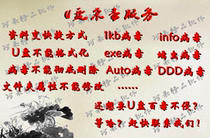 U disk antivirus expert U disk poisoning cleanup U disk data recovery U disk data recovery Manual remote service