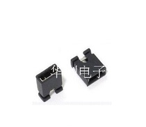 Black 2 54mm pitch row pin short cap jumper cap short block 2000 pack