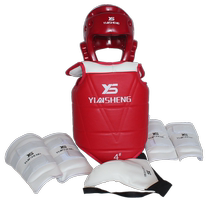 Yinsheng Men and women children Taekwondo protective gear full set training competition five sets of protective gear to provide tooth protection