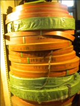 Direct sales: Yellow rubber canvas drive belt flat tape Laminated flat belt Conveyor belt Industrial belt lifting belt