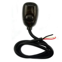 Car switch car modification button switch two-color indicator light is small without drilling and self-locking