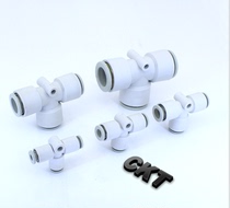 KQ2T06-04 KQ2T08-06 KQ2T10-08 KQ2T12-10 of CKT T-type variable diameter pneumatic joint