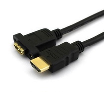 HDMI cable with screw hole HDMI extension cable HDMI TV male to female extension cable with ear HDMI cable