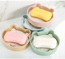 Cartoon soap box toilet incense mask box soap box personality creative drain cute simple European laundry soap tray