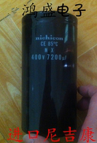 Original Nijkon 400V7200UF electrolytic capacitor can be replaced with 400V6800UF imported quality warranty