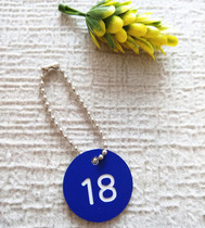 Custom teacup coding card number plate Zhu Lian restaurant tag Club listing Malatang