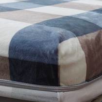 Coral velvet bed Hare flannel bed cover thickened winter plus velvet blanket suede sheet mattress cover