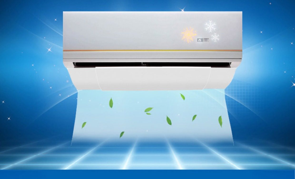 防直吹空调挡风板可伸缩空调挡风罩导风板防冷风空调挡板防风罩_双氙