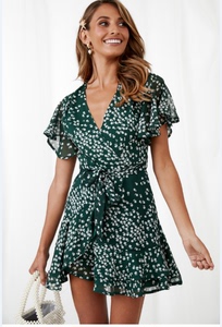 2020 summer print dress