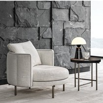 Nordic Light Lavish Living Room Backrest Casual Dining Chair Pole Minimalist Designer Modern Decent Board Hotel Clubhouse Sofa Combo