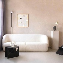 Nordic modern designer Prototype Rooms Folk and Creative Sheep Cashmere Sofa New Home minimalist Single double sofa