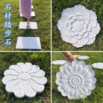 Garden Mat Stones Natural Lawn Outdoor Downpedal Stone Courtyard Decoration Villa Park Tine Paving Stone Paving Stones