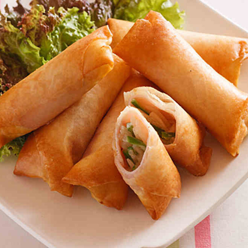 200g (10 pcs)/pa of vegetarian spring rolls are rare