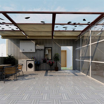 American antique wood grain brick 600x600 terrace outdoor patio anti-slip floor tile Balcony Bedroom Floor Brick