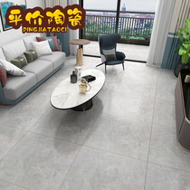 Foshan grey soft light through body marble tile 800x800 Living room anti-slip and abrasion resistant floor brick All-house pass