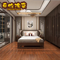 Imitation ancient brick 150x800 wood grain brick bedroom floor brick imitation solid wood tile Living room Book room warm color anti-slip floor tile