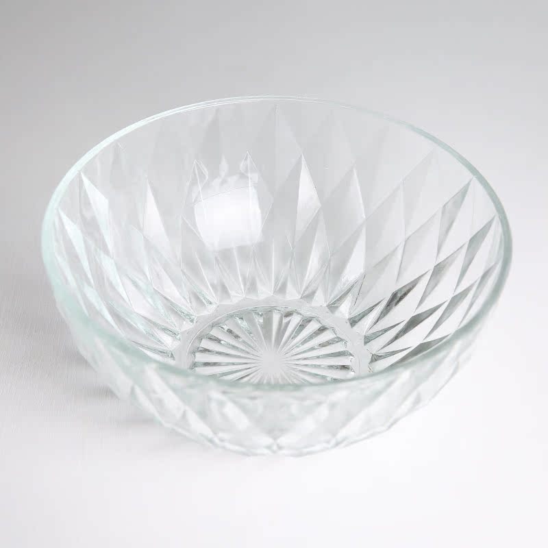 水晶玻璃碗沙拉碗家用透明水果创意套碗大号餐具甜品碗小大碗套装产品展示图5