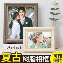 Washing photos printing and photo frame hanging wall table 7 7 inch 6 inch 8 creative 10 painting frame A4 photo album 5 ornaments customized