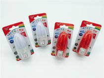 Xiongdi LED energy-saving two-pin cylindrical small night light frosted soft light bedroom small night light baby bed head lamp 3W