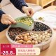 Japanese creative split fruit plate melon seeds and dried fruit storage box snack fruit household living room transparent candy box Japanese creative split fruit plate melon seeds and dried fruit storage box snack fruit household living room transparent candy box