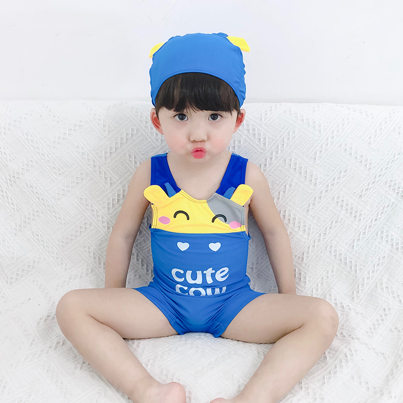 2-5 year old children's swimsuit boy's flat corner swimming trunks one-piece baby swimsuit infant child swimsuit infant child swimsuit