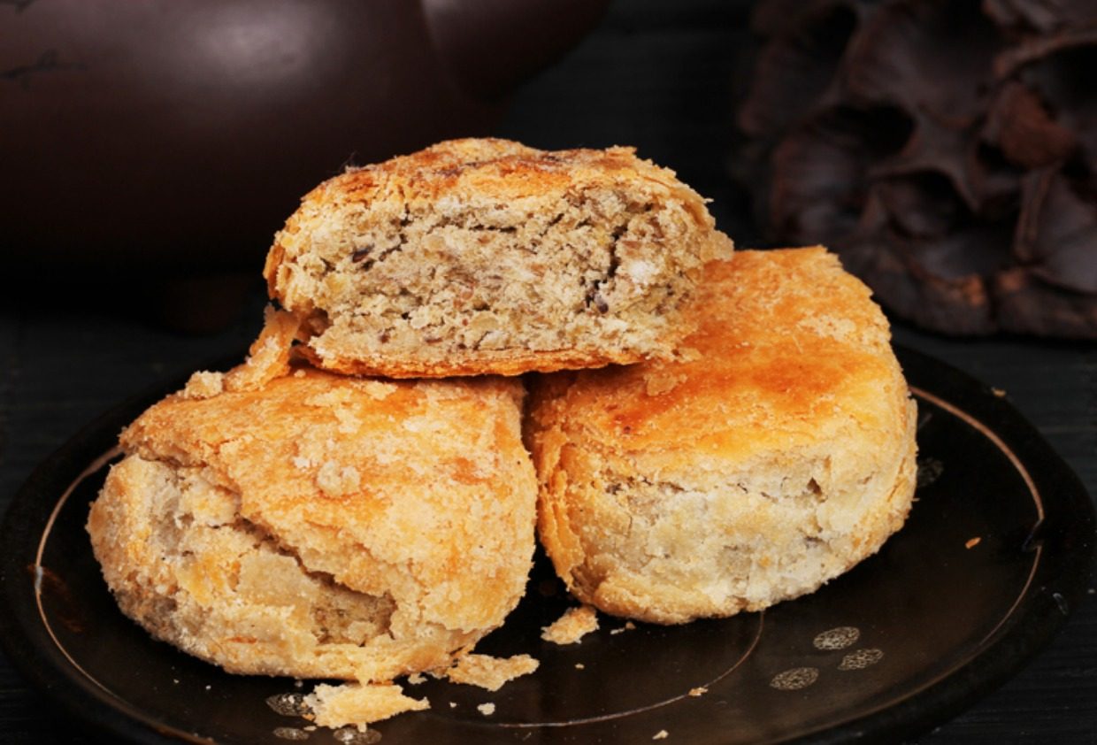 山西运城特产传统糕点正宗南耀离绿豆饼绿豆糕 休闲零食 6份包邮_双氙