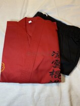 Lingyun stick road single top black red white and purple four-color stick road nunchaku stage performance coach training clothes